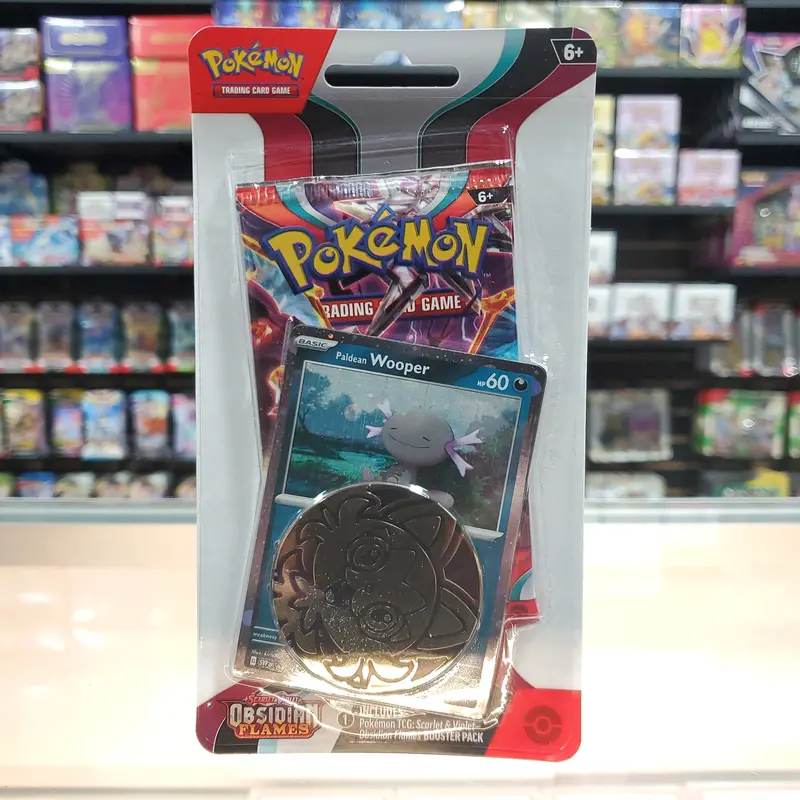 Pokémon Tcg: Scarlet & Violet: Obsidian Flames - Single Pack Blister (Paldean Wooper) 1