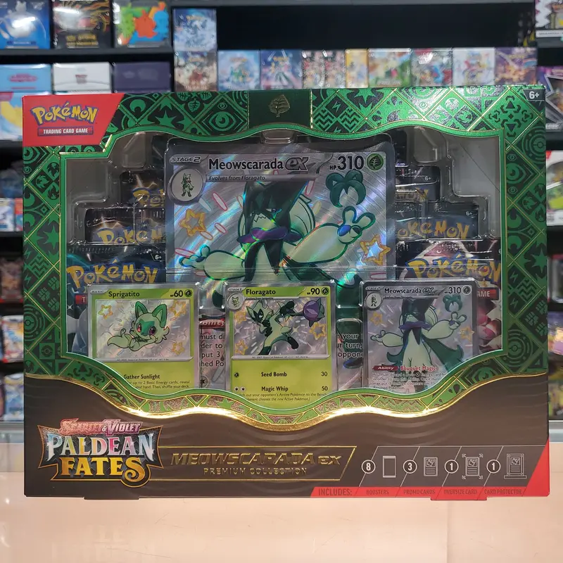 Pokémon Tcg: Scarlet & Violet: Paldean Fates - Premium Collection (Meowscarada Ex) 1