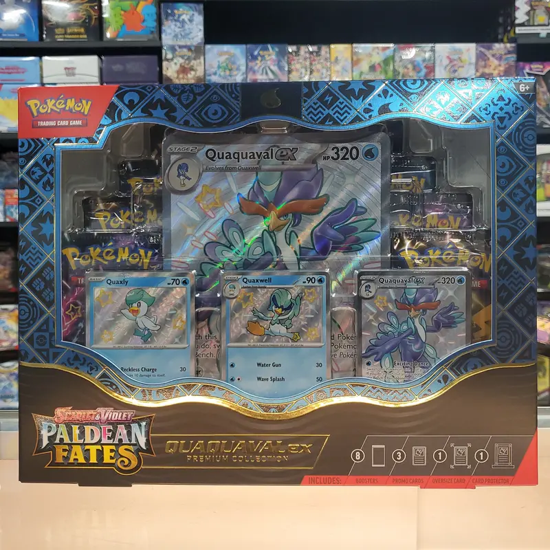 Pokémon Tcg: Scarlet & Violet: Paldean Fates - Premium Collection (Quaquaval Ex) 1