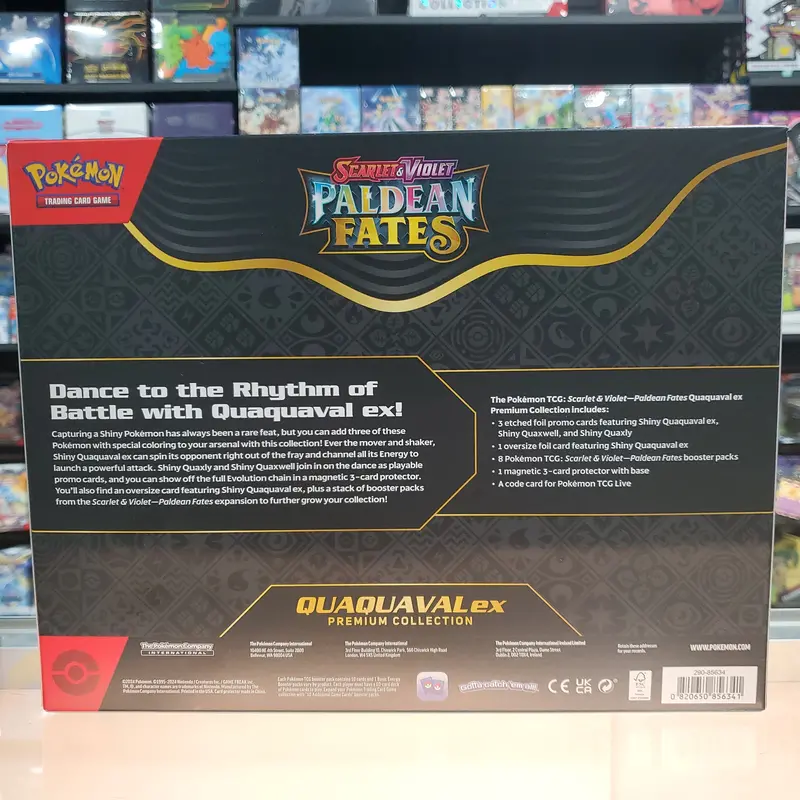 Pokémon Tcg: Scarlet & Violet: Paldean Fates - Premium Collection (Quaquaval Ex) 2