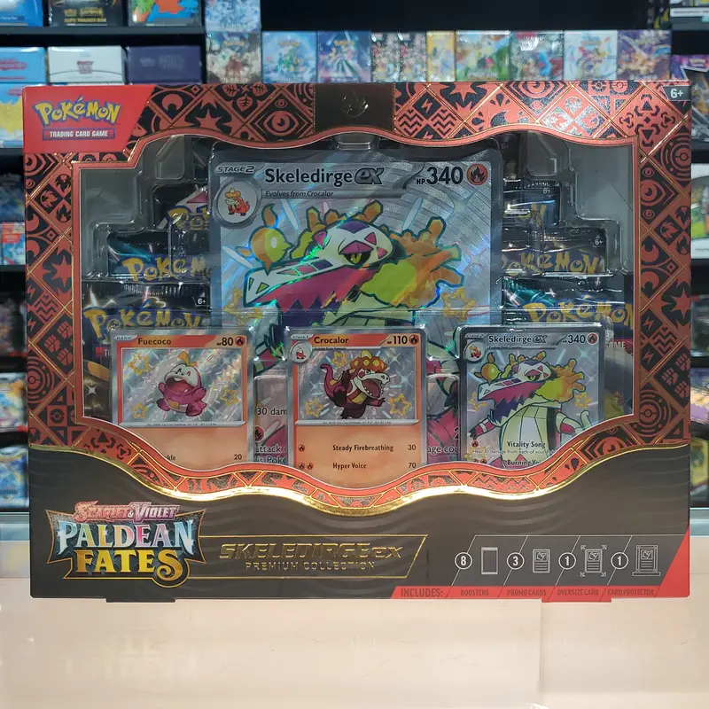 Pokémon Tcg: Scarlet & Violet: Paldean Fates - Premium Collection (Skeledirge Ex) 1