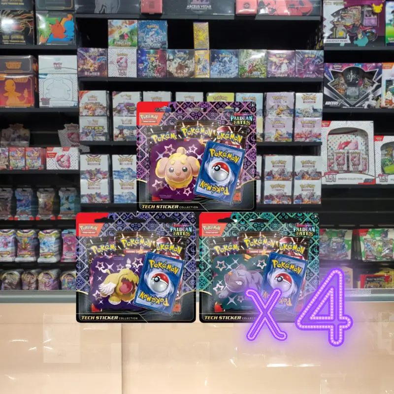Pokémon Tcg: Scarlet & Violet: Paldean Fates - Tech Sticker Collection (Case Of 12) 1