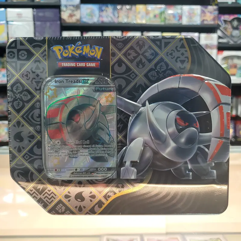 Pokémon Tcg: Scarlet & Violet: Paldean Fates - Tin (Iron Treads Ex) 1