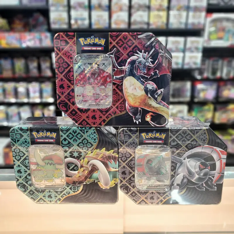 Pokémon Tcg: Scarlet & Violet: Paldean Fates - Tin (Set Of 3) 1