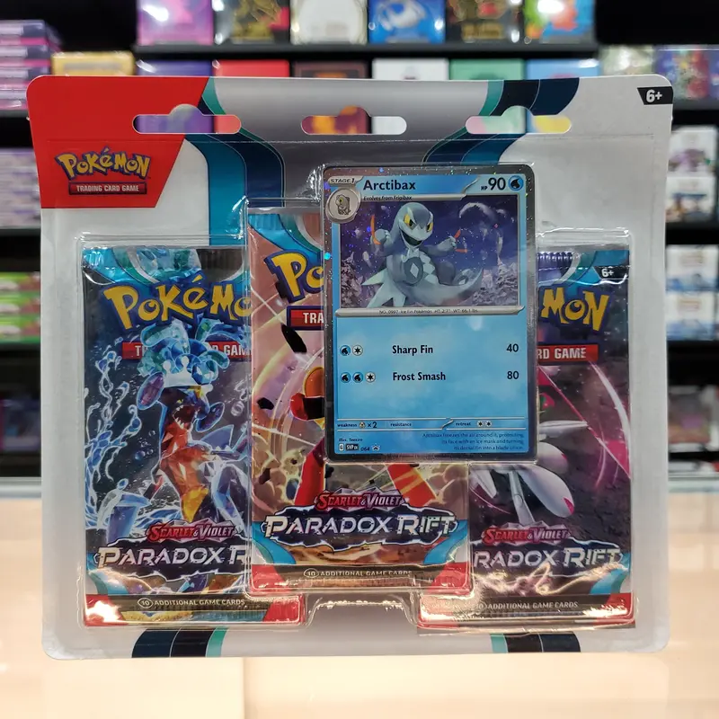 Pokémon Tcg: Scarlet & Violet: Paradox Rift - 3-Pack Blister (Arctibax) 1