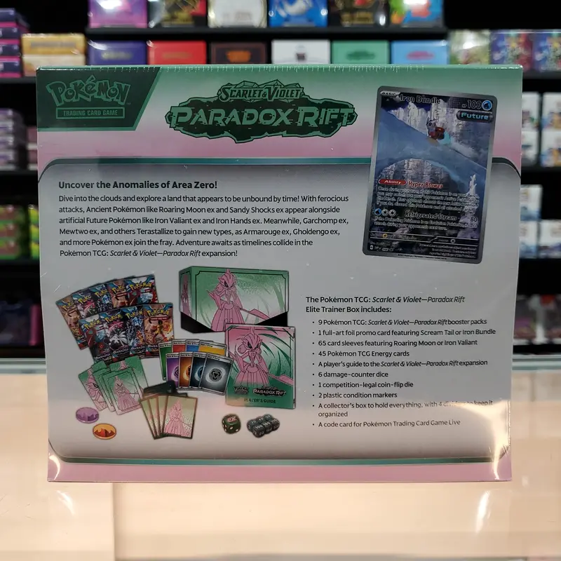 Pokémon Tcg: Scarlet & Violet: Paradox Rift - Elite Trainer Box (Iron Valiant) 2