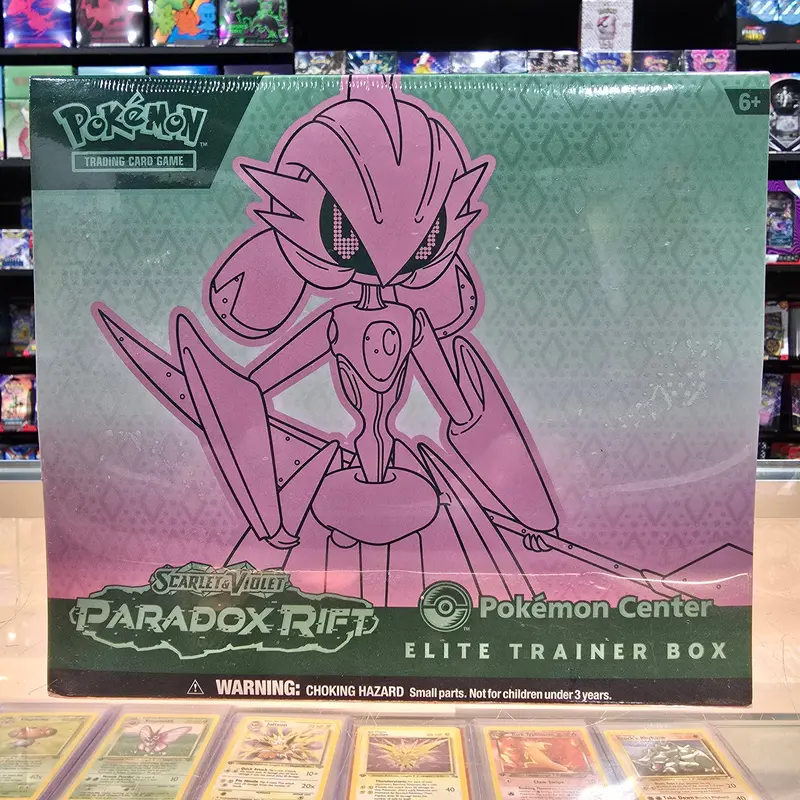 Pokémon Tcg: Scarlet & Violet: Paradox Rift - Elite Trainer Box (Iron Valiant) (Pokemon Center Exclusive) 1