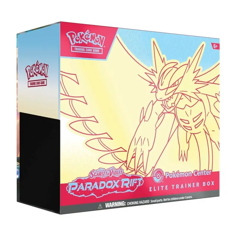 Pokémon Tcg: Scarlet & Violet: Paradox Rift - Elite Trainer Box (Roaring Moon) (Pokemon Center Exclusive) 1