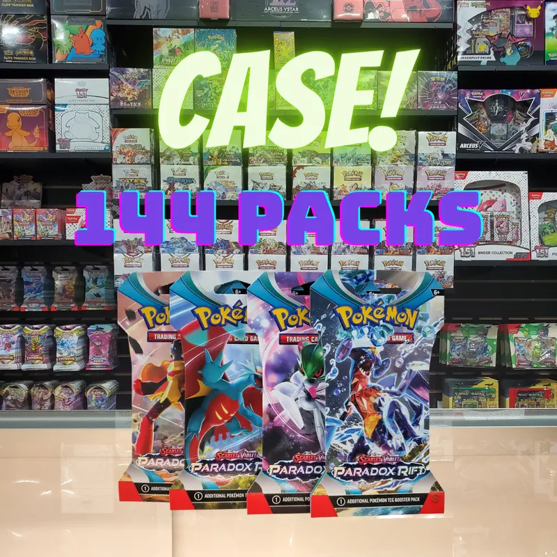 Pokémon Tcg: Scarlet & Violet: Paradox Rift - Sleeved Booster Case (144) 1