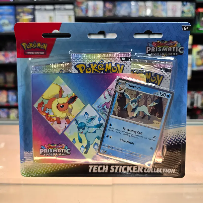 Pokémon Tcg: Scarlet & Violet: Prismatic Evolutions Tech Sticker Collection (Glaceon) (Limit 1) 1