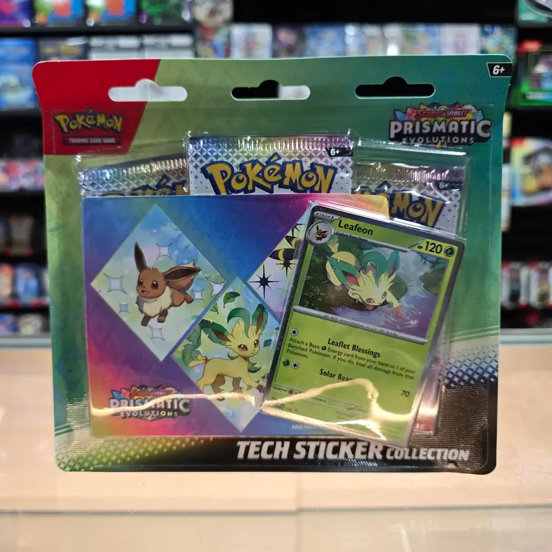 Pokémon Tcg: Scarlet & Violet: Prismatic Evolutions Tech Sticker Collection (Leafeon) (Limit 1) 1