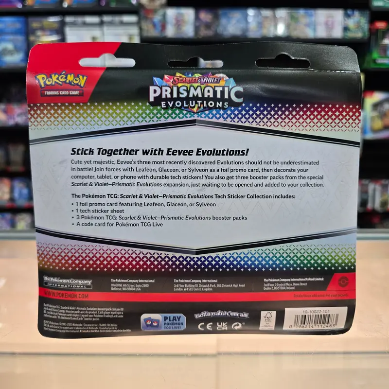 Pokémon Tcg: Scarlet & Violet: Prismatic Evolutions Tech Sticker Collection (Leafeon) (Limit 1) 2