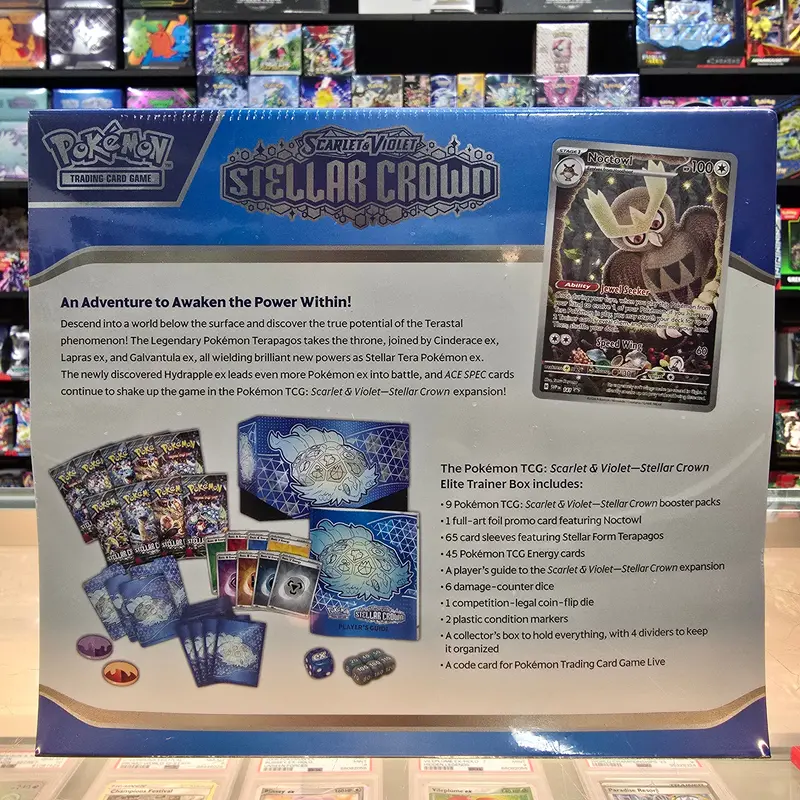 Pokémon Tcg: Scarlet & Violet: Stellar Crown - Elite Trainer Box 2