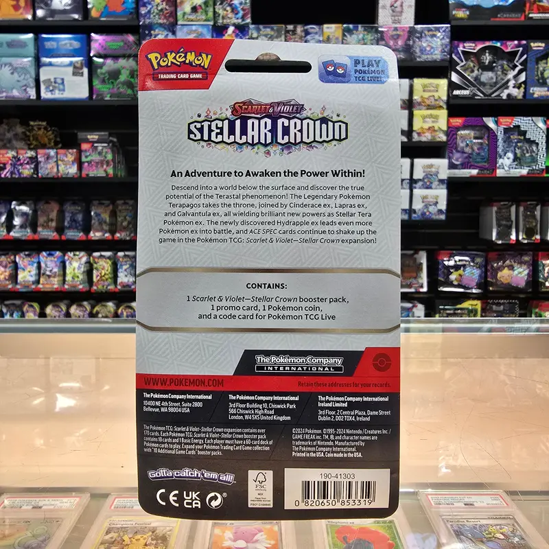 Pokémon Tcg: Scarlet & Violet: Stellar Crown - Single Pack Blister (Porygon2) 2
