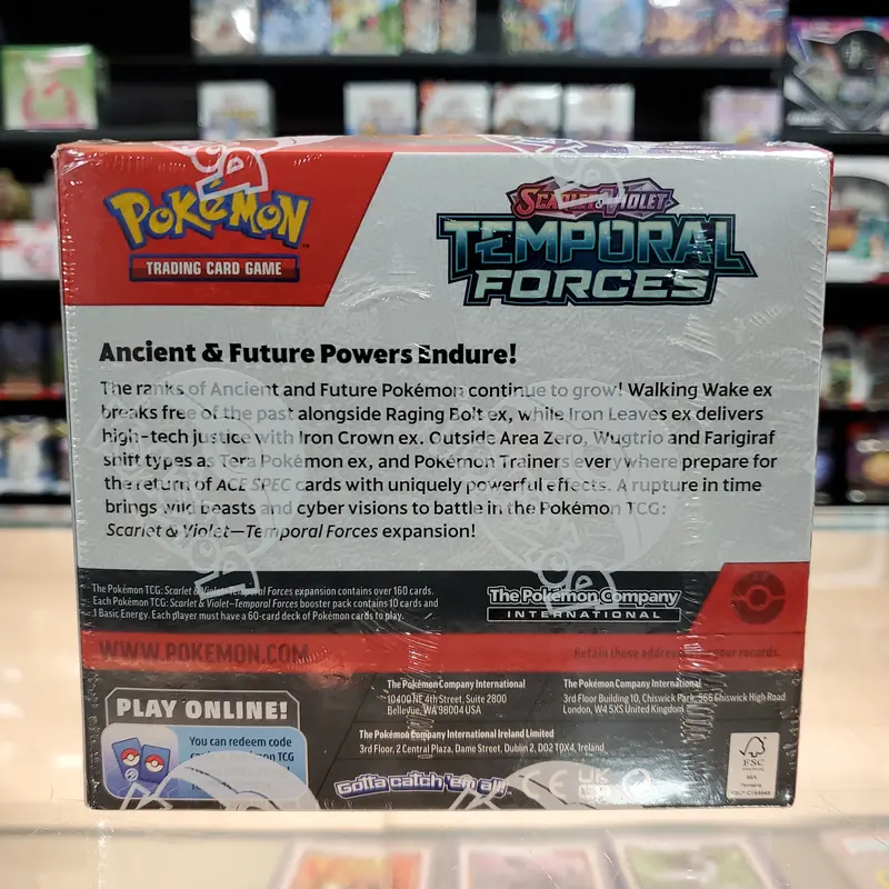 Pokémon Tcg: Scarlet & Violet: Temporal Forces - Booster Box 2