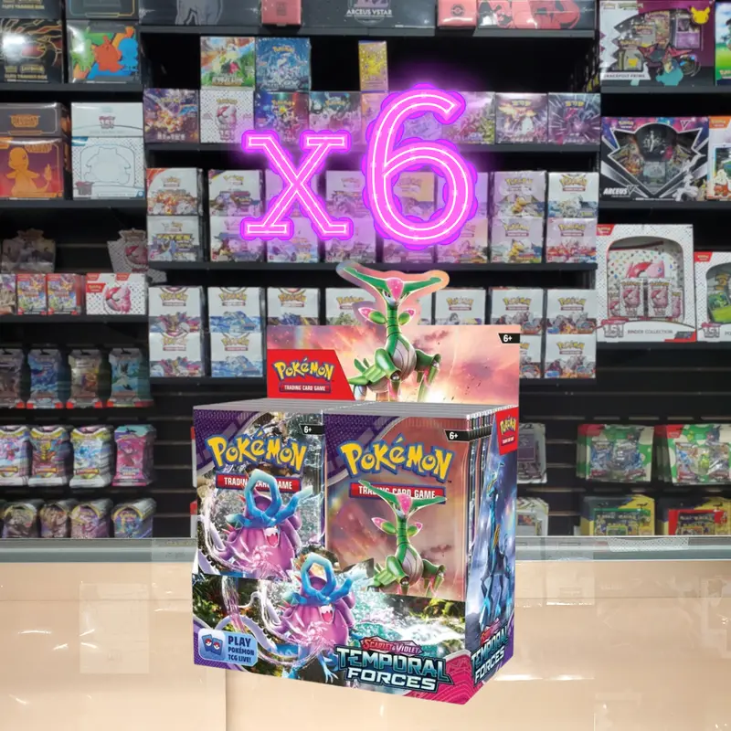 Pokémon Tcg: Scarlet & Violet: Temporal Forces - Booster Box Case (6) 1