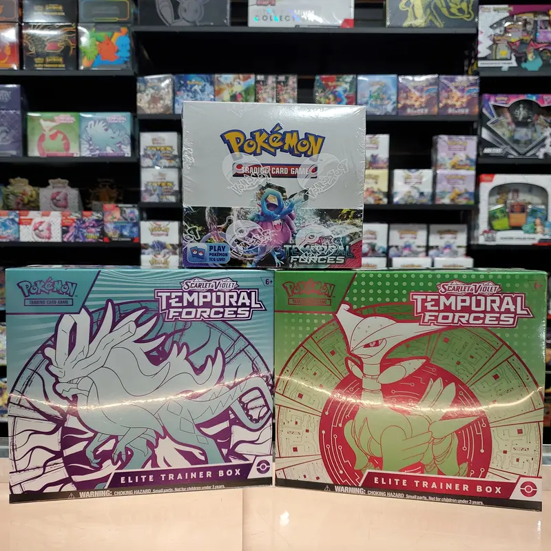 Pokémon Tcg: Scarlet & Violet: Temporal Forces - Booster Box / Elite Trainer Box Bundle 1