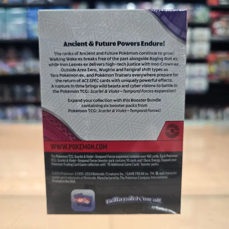 Pokémon Tcg: Scarlet & Violet: Temporal Forces - Booster Bundle 2