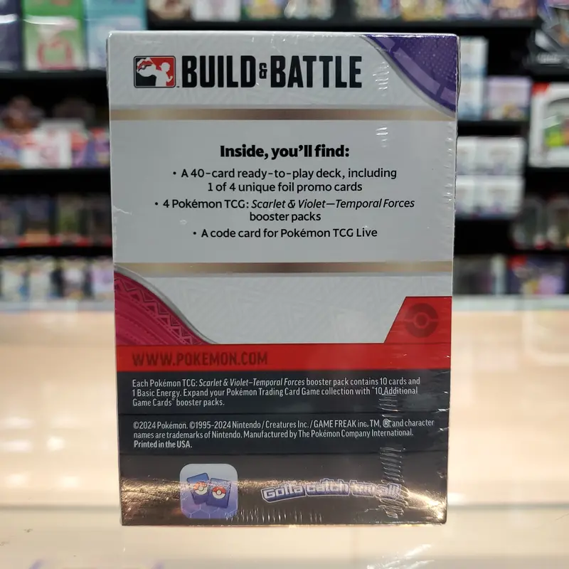 Pokémon Tcg: Scarlet & Violet: Temporal Forces - Build And Battle Box 2