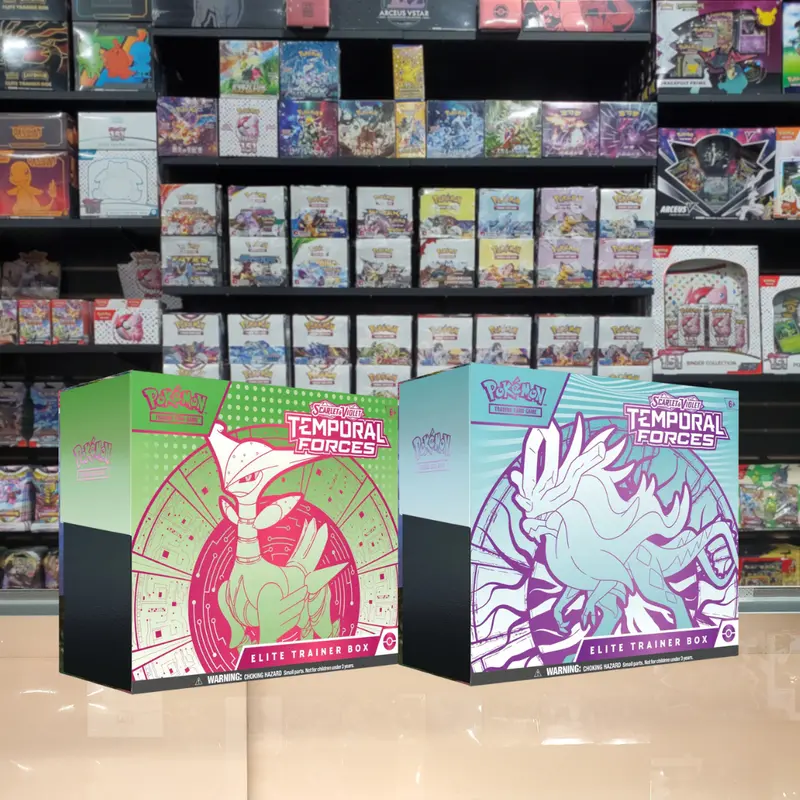 Pokémon Tcg: Scarlet & Violet: Temporal Forces - Elite Trainer Box Bundle (1 Of Each) 1