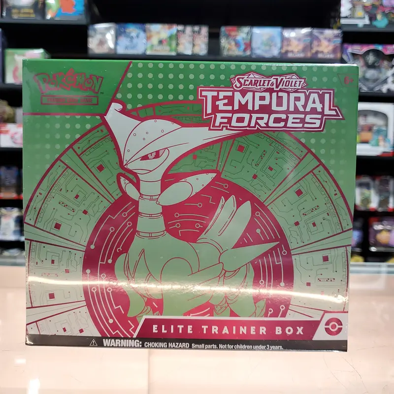 Pokémon Tcg: Scarlet & Violet: Temporal Forces - Elite Trainer Box (Iron Leaves) 1