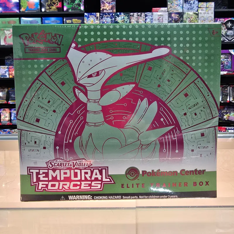 Pokémon Tcg: Scarlet & Violet: Temporal Forces - Elite Trainer Box (Iron Leaves) (Pokemon Center Exclusive) 1