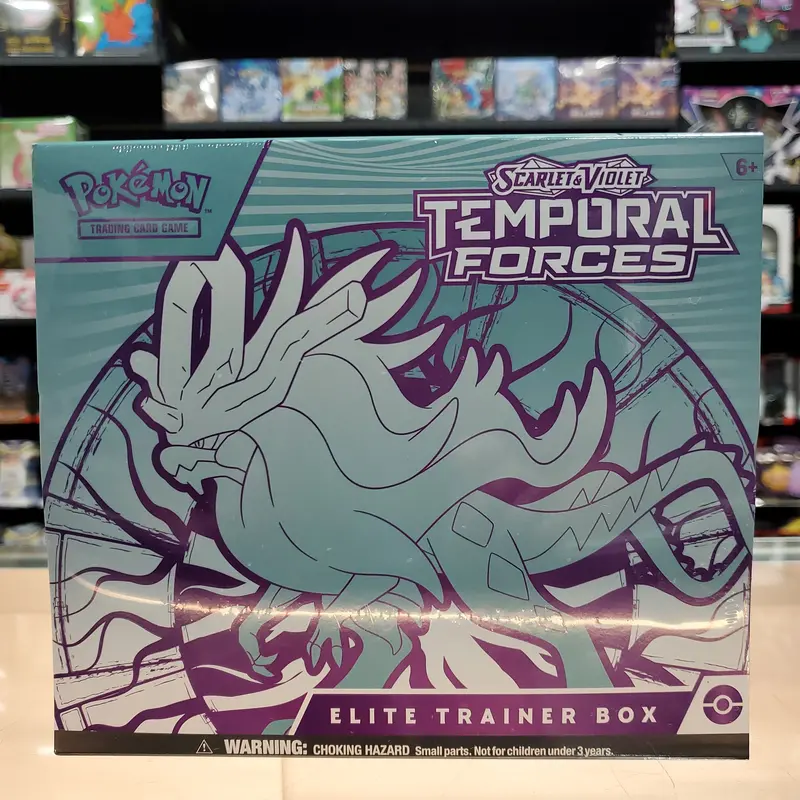Pokémon Tcg: Scarlet & Violet: Temporal Forces - Elite Trainer Box (Walking Wake) 1