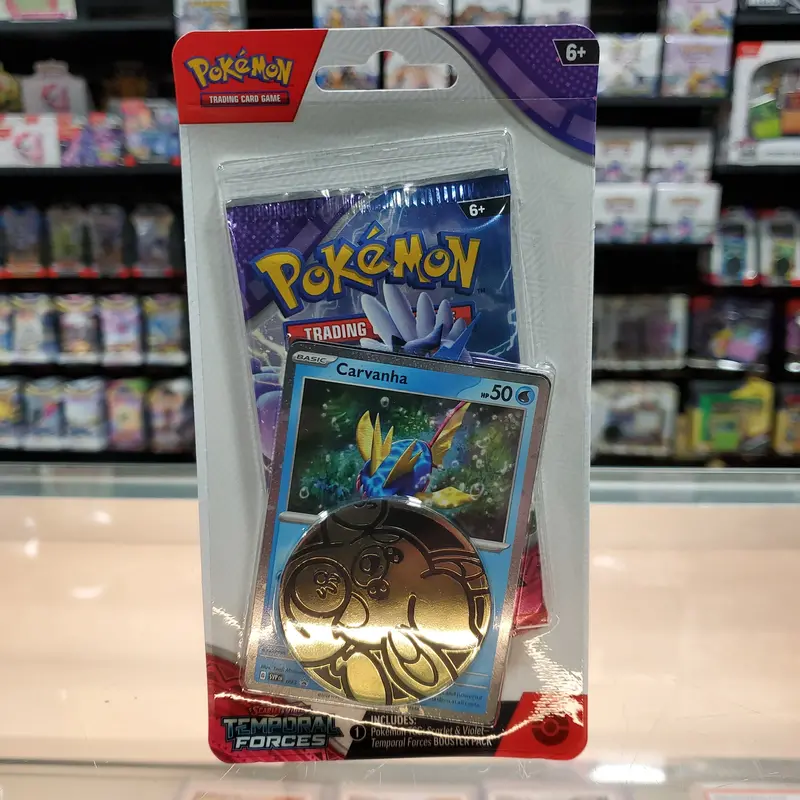 Pokémon Tcg: Scarlet & Violet: Temporal Forces - Single Pack Blister (Carvanha) 1