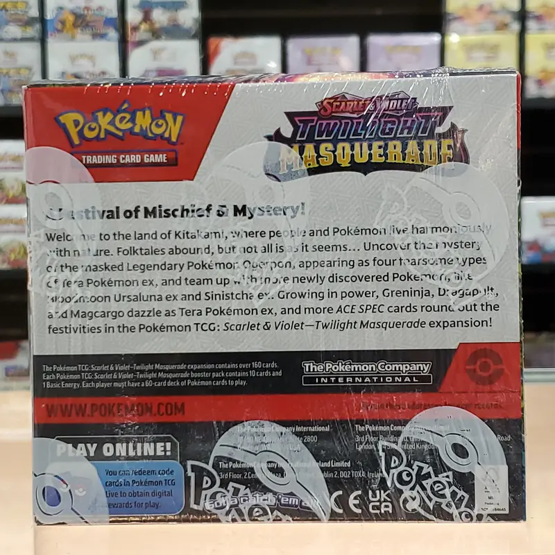 Pokémon Tcg: Scarlet & Violet: Twilight Masquerade - Booster Box 2
