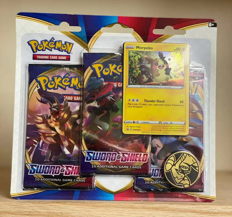 Pokémon Tcg: Sword & Shield - 3-Pack Blister (Morpeko) 1