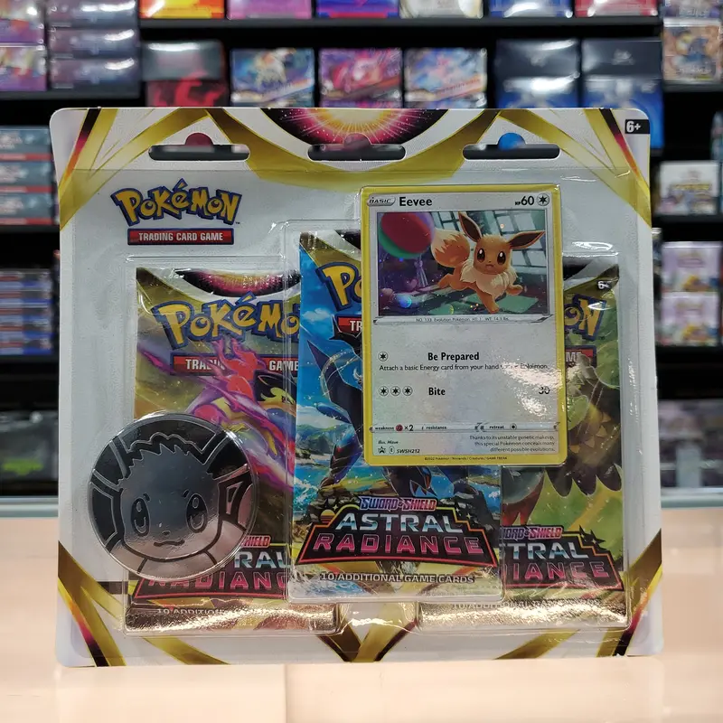 Pokémon Tcg: Sword & Shield: Astral Radiance - 3-Pack Blister (Eevee) 1