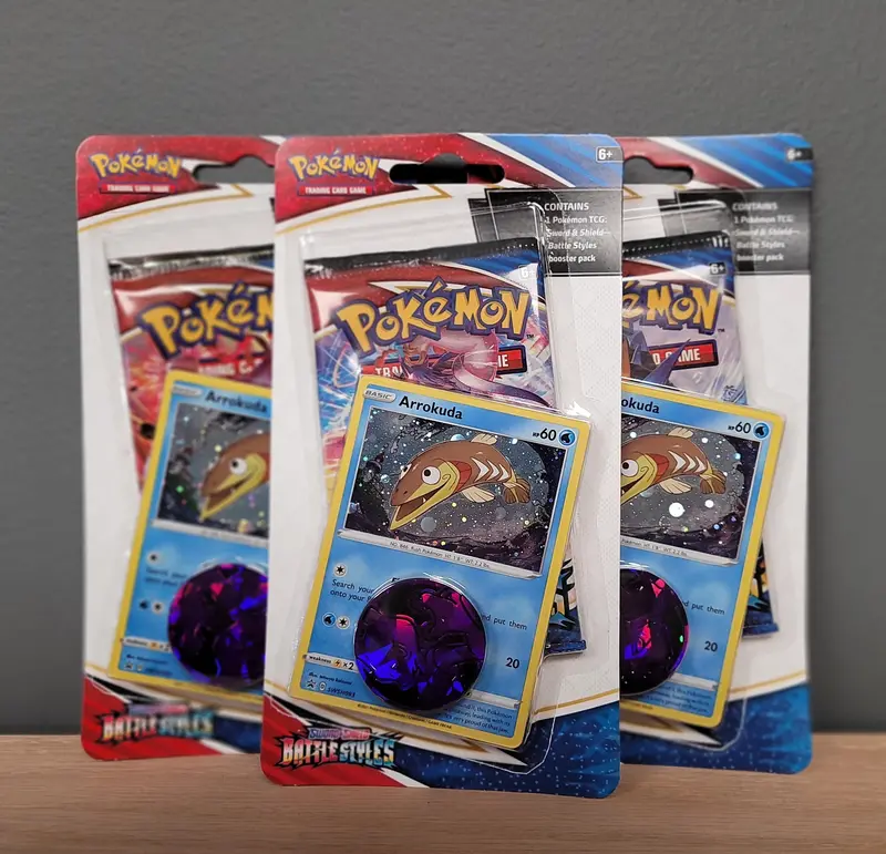 Pokémon Tcg: Sword & Shield: Battle Styles - Checklane Blister (Arrokuda) 1