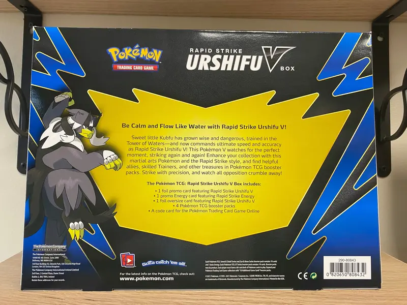 Pokémon Tcg: Sword & Shield: Battle Styles - Rapid Strike Urshifu V Box 2
