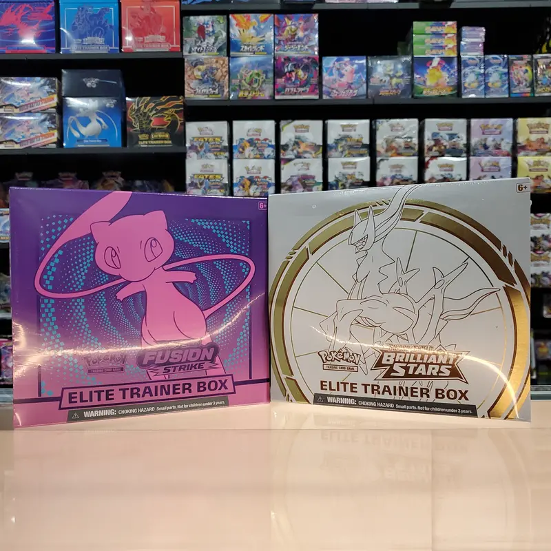 Pokémon Tcg: Sword & Shield: Brilliant Stars / Fusion Strike - Elite Trainer Box Bundle 1