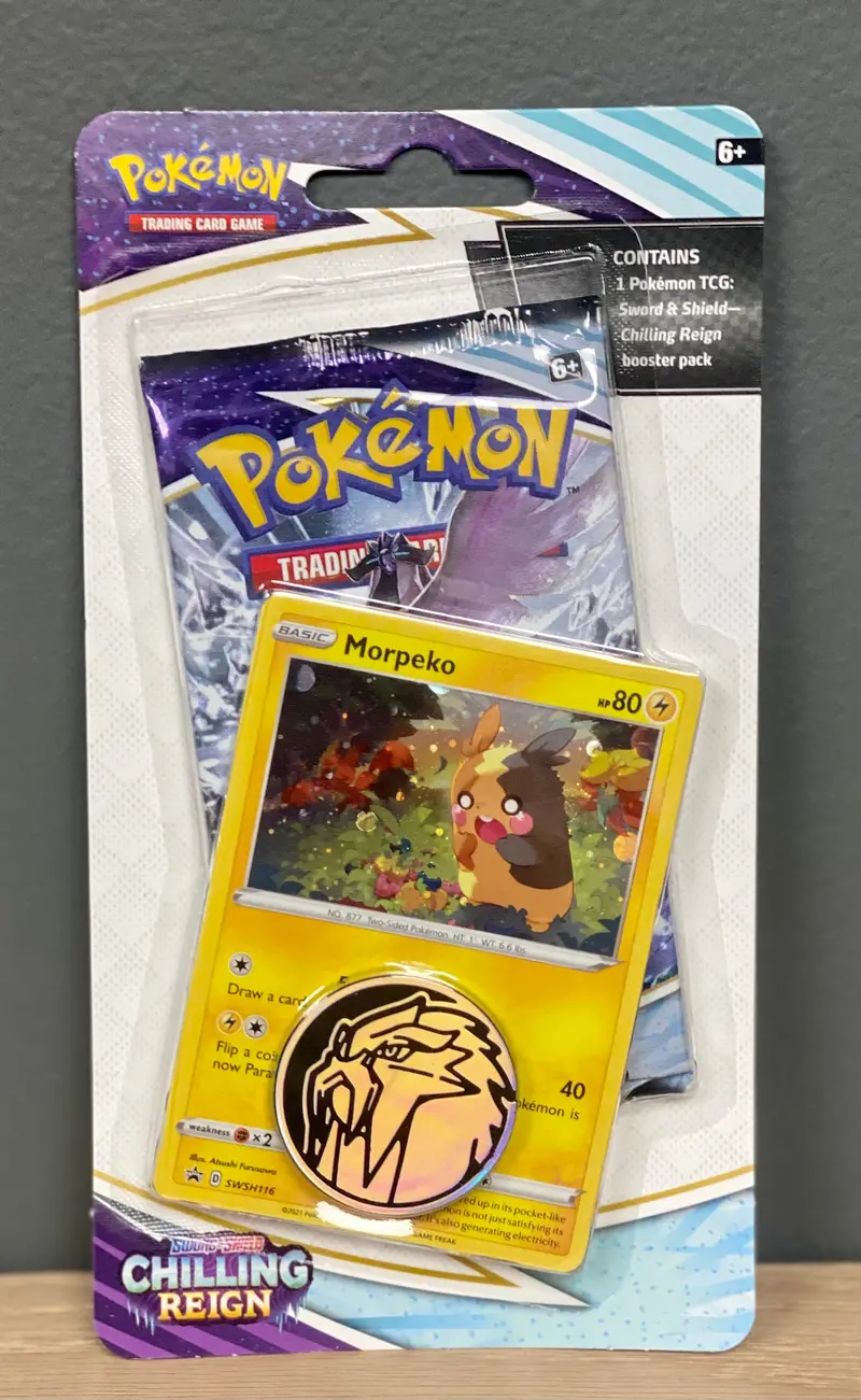 Pokémon Tcg: Sword & Shield: Chilling Reign - Checklane Blister (Morpeko) 1