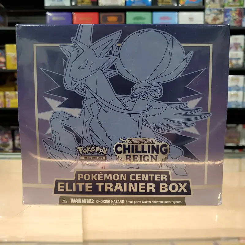 Pokémon Tcg: Sword & Shield: Chilling Reign - Elite Trainer Box (Ice Rider Calyrex) (Pokemon Center Exclusive) 1