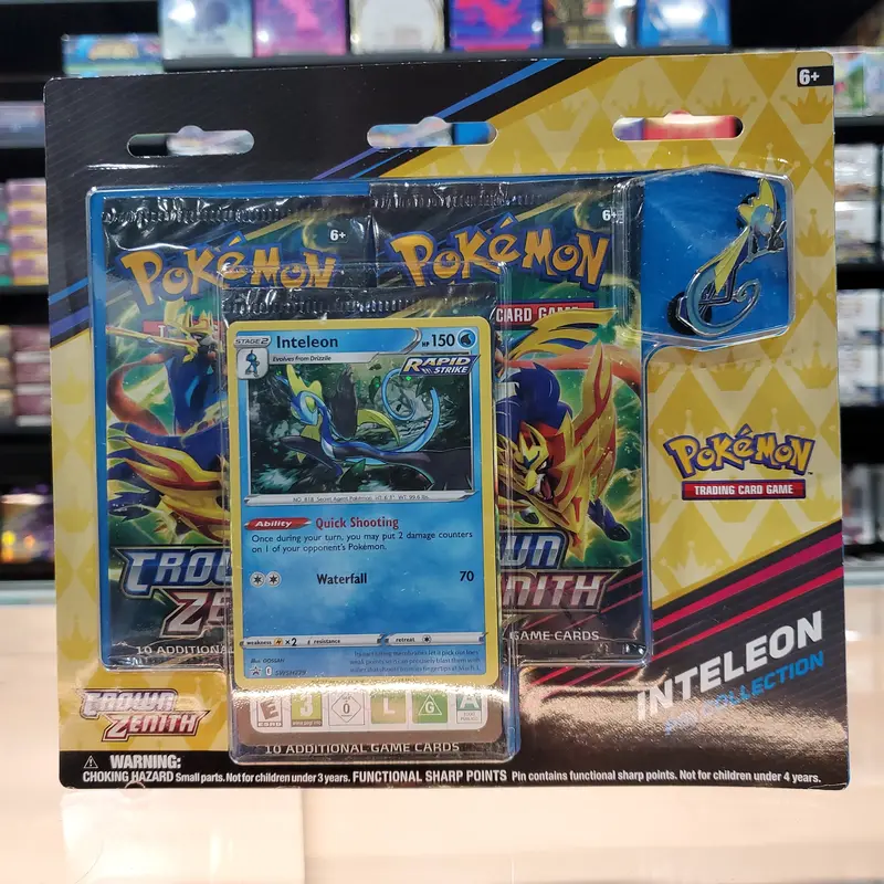 Pokémon Tcg: Sword & Shield: Crown Zenith - Pin Collection (Inteleon) 1
