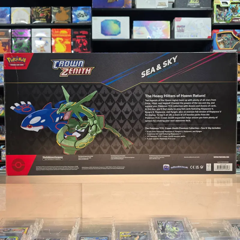 Pokémon Tcg: Sword & Shield: Crown Zenith - Sea & Sky Premium Collection 2