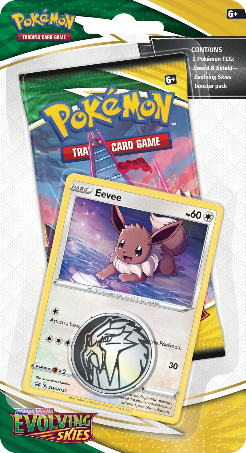 Pokémon Tcg: Sword & Shield: Evolving Skies - Checklane Blister (Eevee) 2