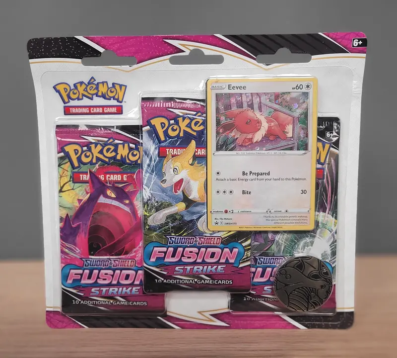 Pokémon Tcg: Sword & Shield: Fusion Strike - 3-Pack Blister (Eevee) 1