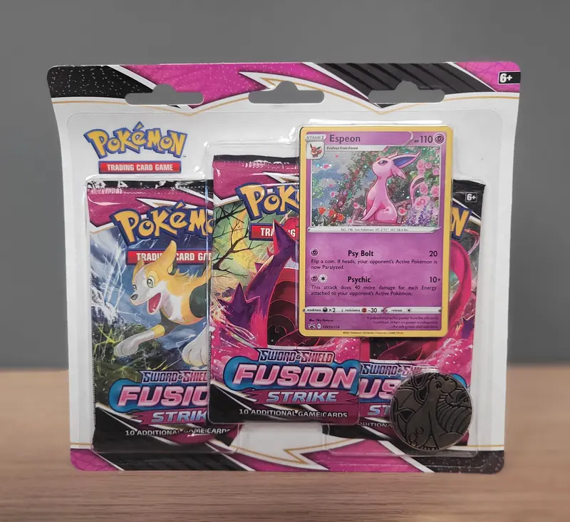 Pokémon Tcg: Sword & Shield: Fusion Strike - 3-Pack Blister (Espeon) 1