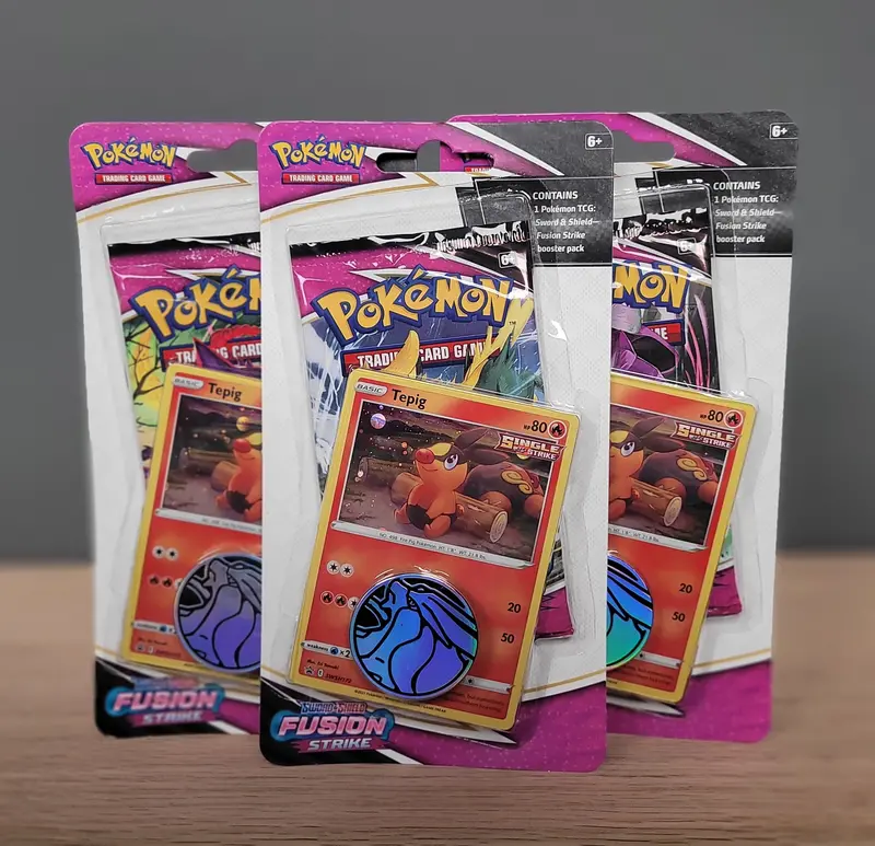 Pokémon Tcg: Sword & Shield: Fusion Strike - Checklane Blister (Tepig) 1