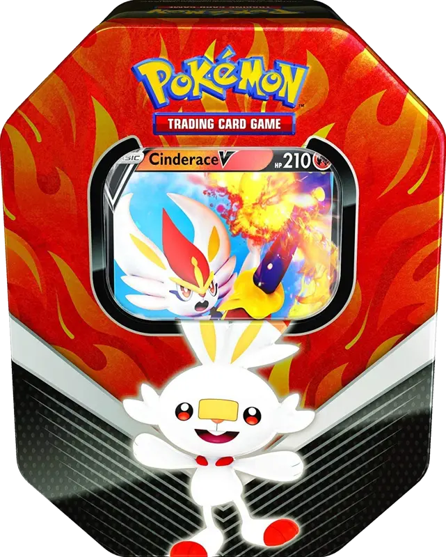 Pokémon Tcg: Sword & Shield - Galar Partners Collector's Tin (Cinderace V) (International Version) 1