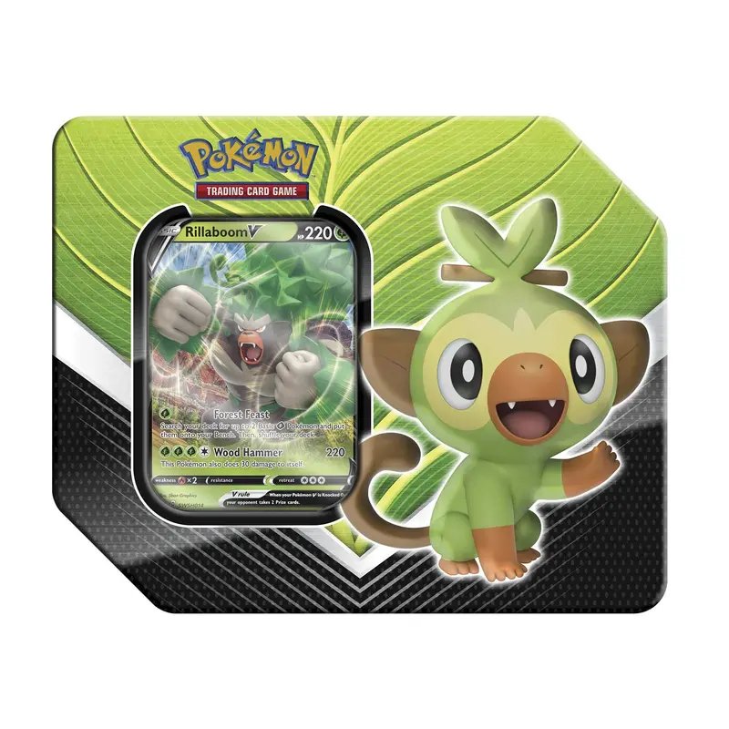 Pokémon Tcg: Sword & Shield - Galar Partners Collector's Tin (Rillaboom V) 1