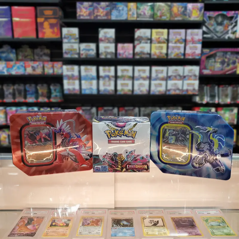 Pokémon Tcg: Sword & Shield: Lost Origin - Booster Box / Paldea Legend Tins Bundle 1