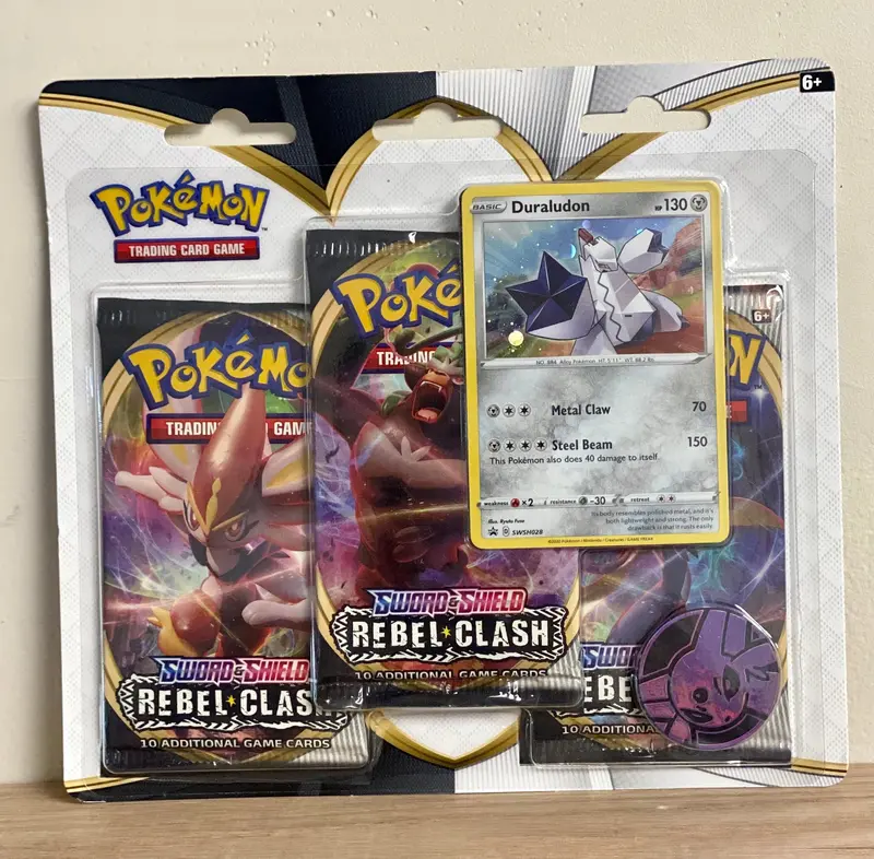 Pokémon Tcg: Sword & Shield: Rebel Clash - 3-Pack Blister (Duraludon) 1