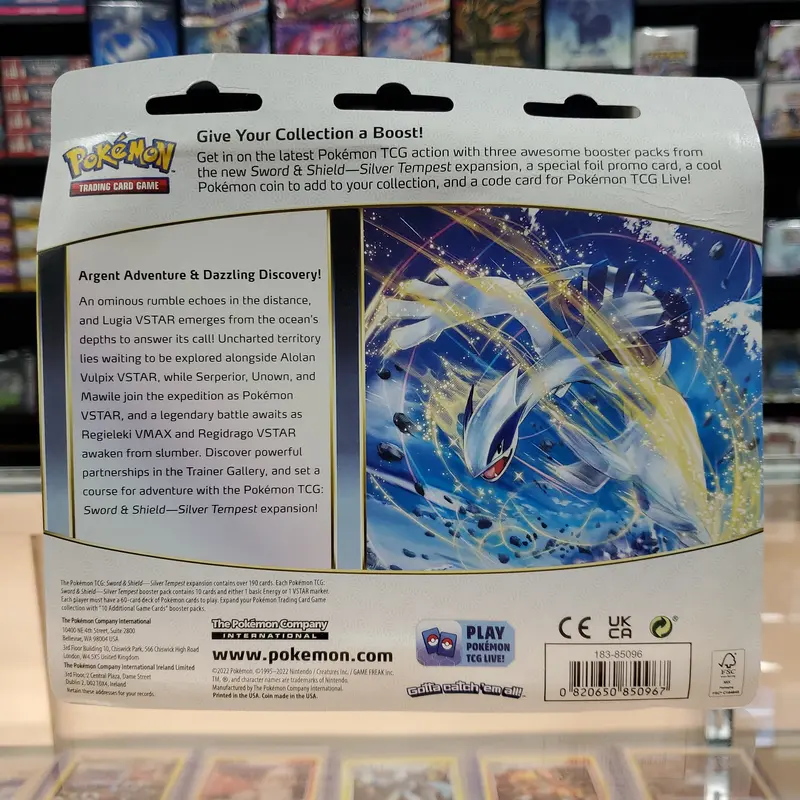 Pokémon Tcg: Sword & Shield: Silver Tempest - 3-Pack Blister (Togetic) 2