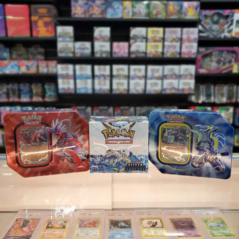 Pokémon Tcg: Sword & Shield: Silver Tempest - Booster Box / Paldea Legend Tins Bundle 1