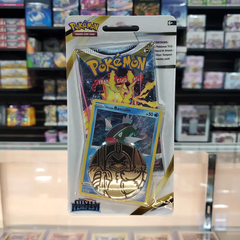 Pokémon Tcg: Sword & Shield: Silver Tempest - Checklane Blister (Hisuian Basculin) (Limit 2) 1