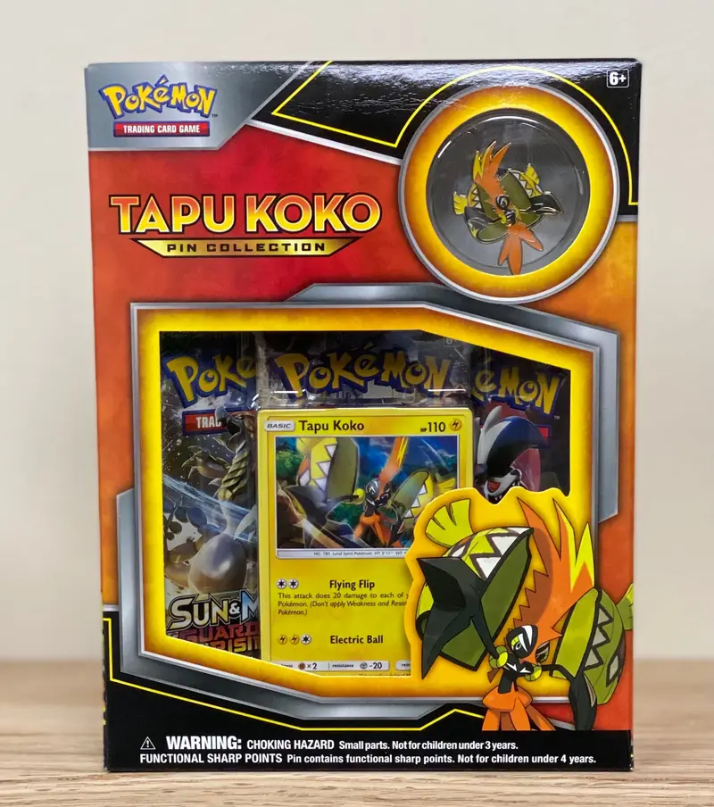 Pokémon Tcg: Tapu Koko Pin Box 1